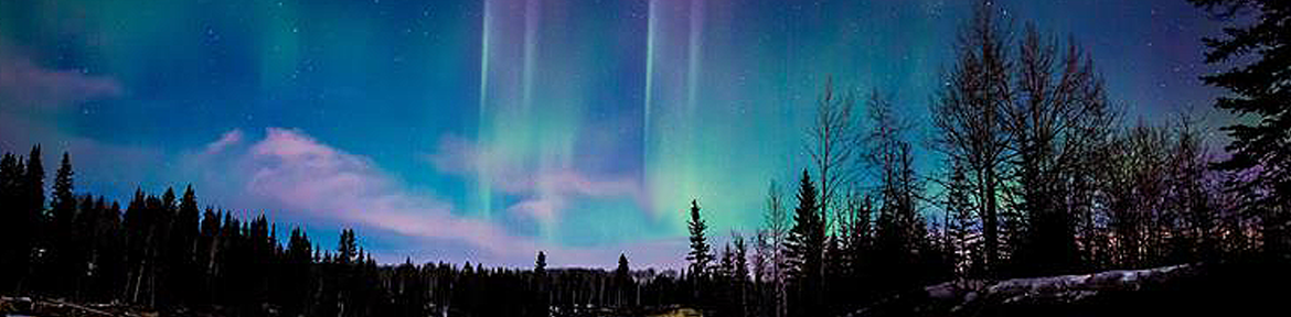Aurora Borealis Northern Lights with Eleven in the Sky