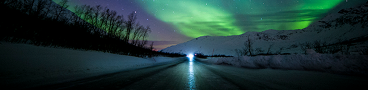 Aurora Borealis Northern Lights Reflected on the Water